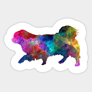 Tibetan Spaniel in watercolor Sticker